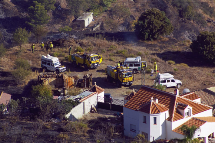 Dos vecinos de Motril y Castell de Ferro, investigados como presunto autores del incendio en la Loma del Gato.
